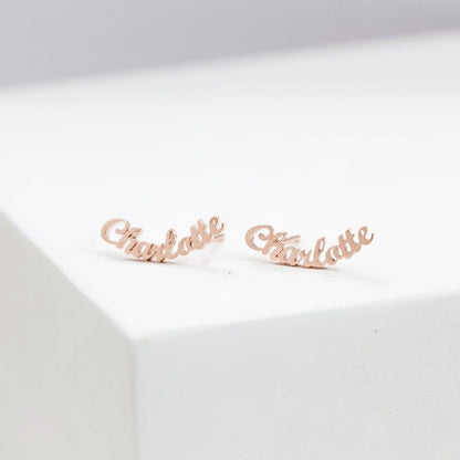 Custom Name Earrings