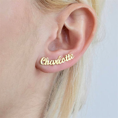 Custom Name Earrings