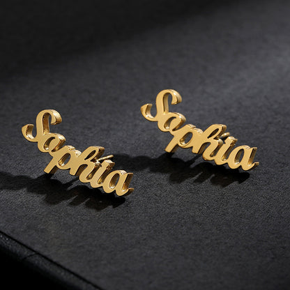 Custom Name Earrings